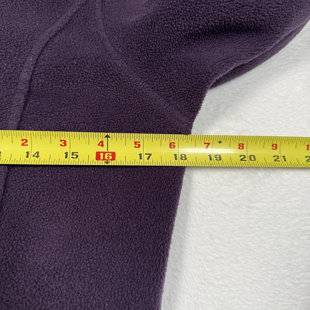 Columbia Jacket Womens Small Purple Fleece Full Zip Stand Collar Pockets Hiking - Picture 9 of 11